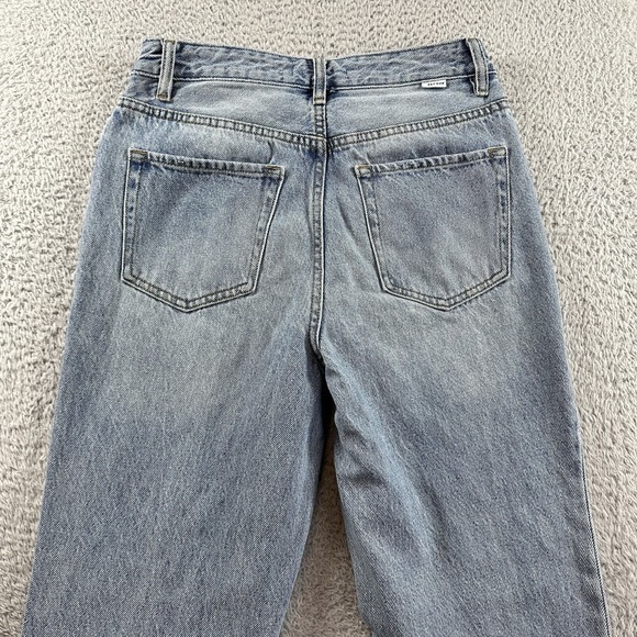 Pacsun Jeans‎ Womens 27 90s Boyfriend Retro Wide Leg Distress High Rise - Picture 10 of 11
